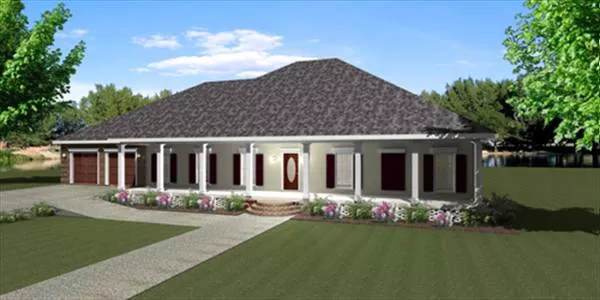 image of traditional house plan 8228