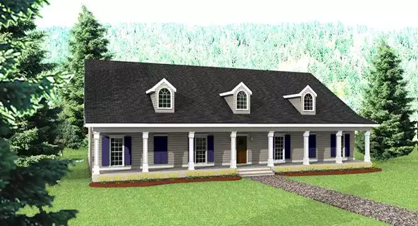 image of traditional house plan 5746