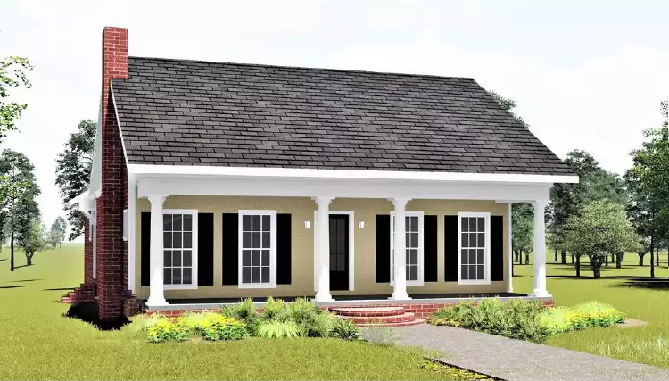 image of affordable cottage house plan 1772