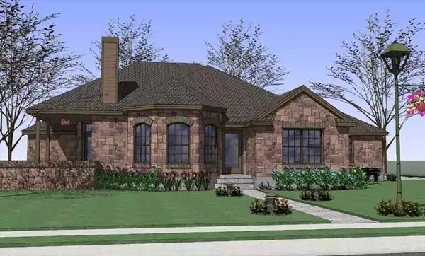 image of small traditional house plan 6647