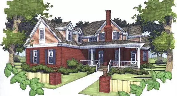 image of traditional house plan 5793