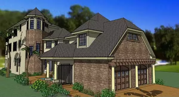 image of large traditional house plan 6031