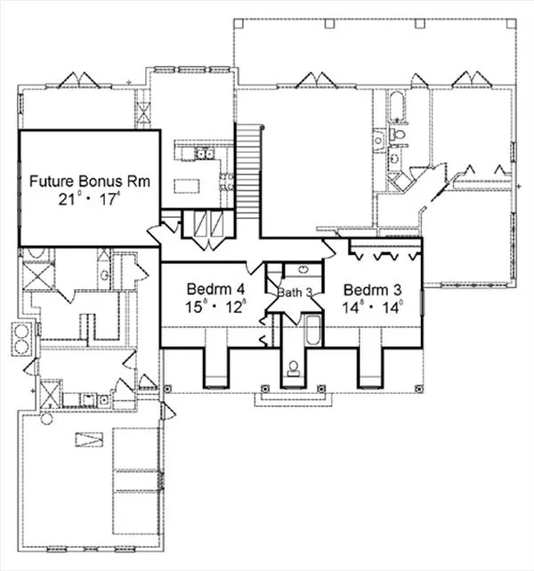 Kimberly 4147 - 4 Bedrooms and 3.5 Baths | The House Designers - 4147