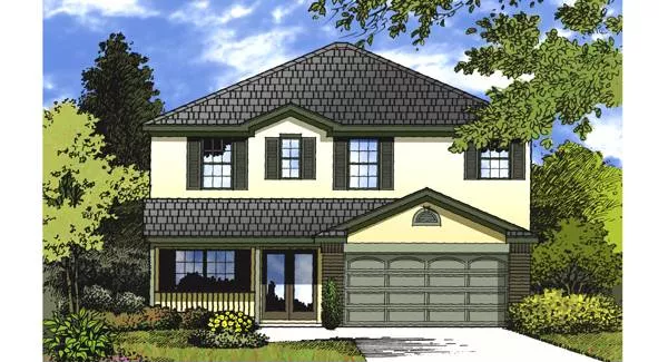 image of traditional house plan 8953