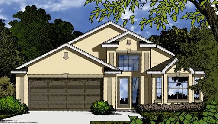image of small modern house plan 8882