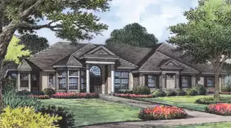 image of large traditional house plan 5048