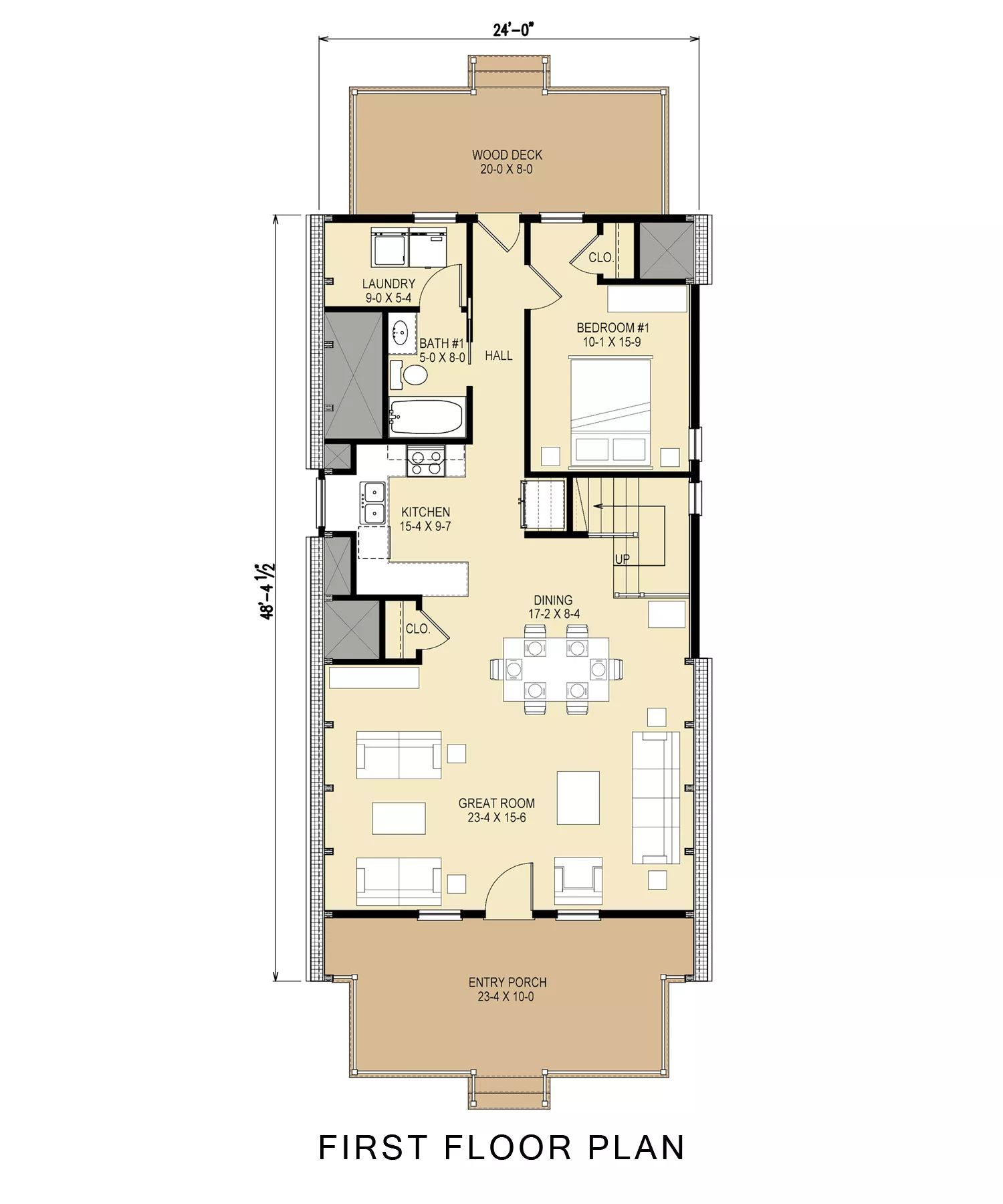 A-Frame Charming Cottage Style House Plan 8594 - 8594