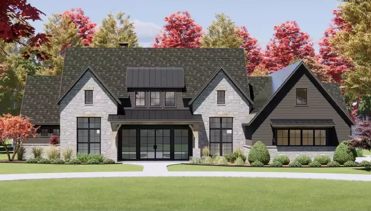 image of modern farmhouse plan 9180