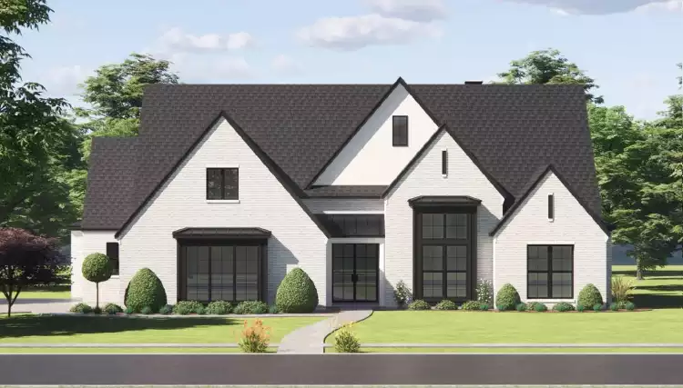 image of four bedroom house plan 9184