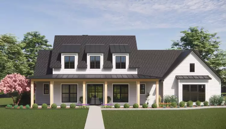 image of modern farmhouse plan 9238