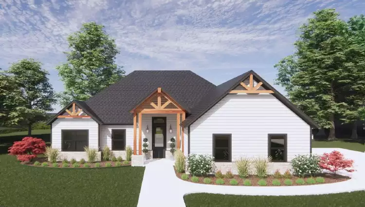 image of small craftsman house plan 9247