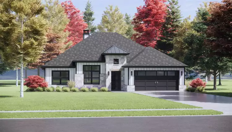 image of contemporary house plan 9248