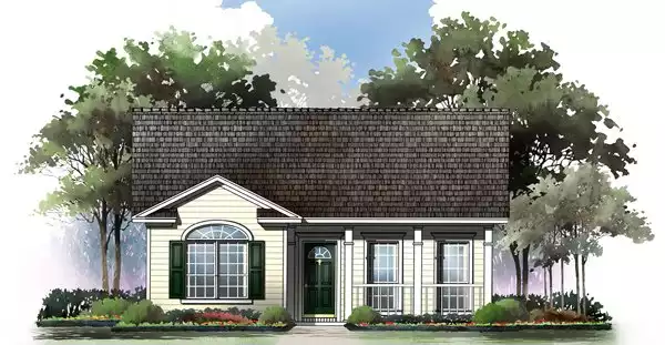 image of small country house plan 5860