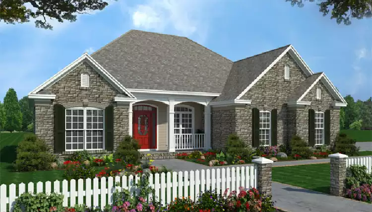 image of affordable country house plan 5868