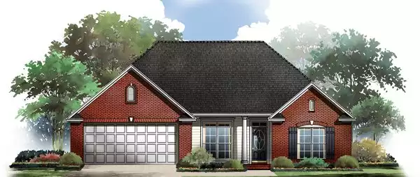 image of single story traditional house plan 5755