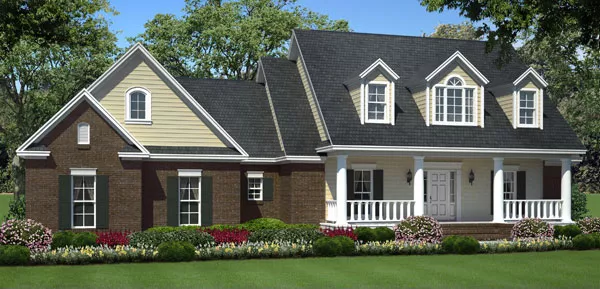 image of farmhouse plan 8567