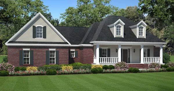 image of farmhouse plan 8095