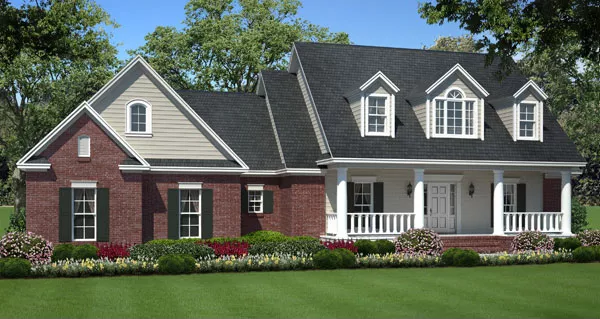 image of traditional house plan 8094