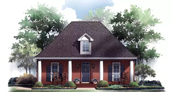 image of cottage house plan 5873