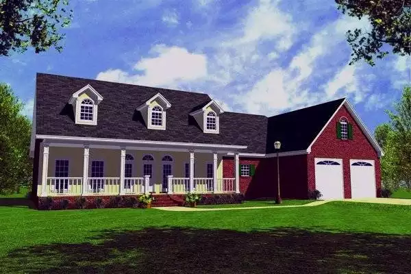 image of small country house plan 5719