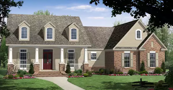 image of country house plan 6671