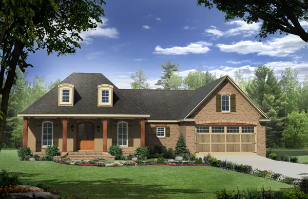 image of country house plan 8218