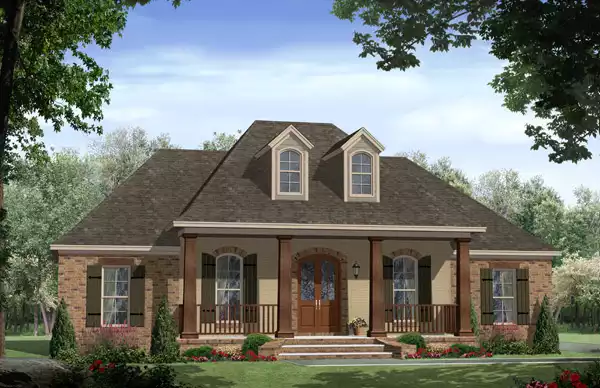 image of small traditional house plan 5326