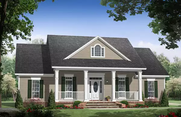 image of affordable home plan 7642