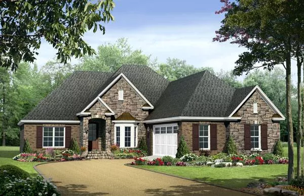 image of small country house plan 8219