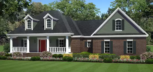 image of country house plan 1032