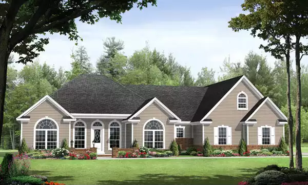 image of affordable country house plan 7390