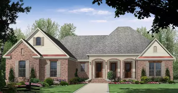 image of single story country house plan 6260