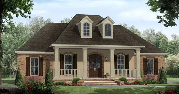 image of four bedroom house plan 8563