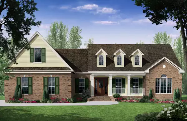 image of affordable country house plan 7775