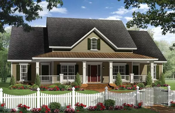 image of farmhouse plan 8562