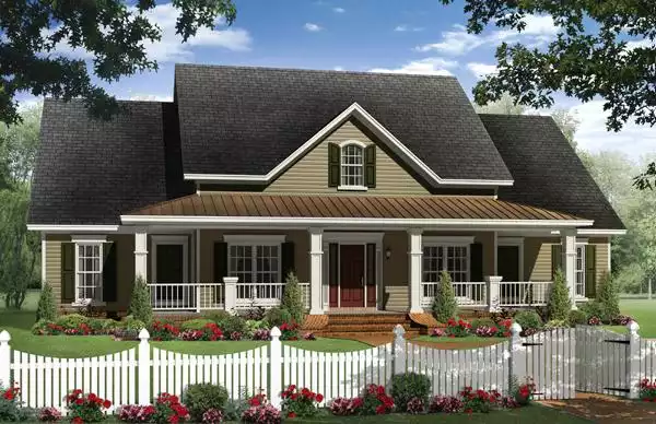 image of farmhouse plan 4891