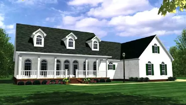 image of affordable farmhouse plan 7083