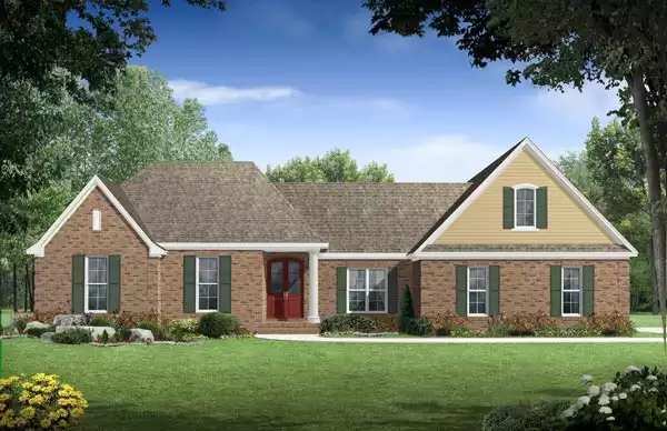 image of large country house plan 6466