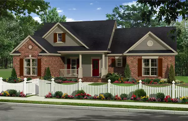 image of small traditional house plan 5356