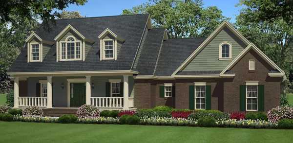 image of farmhouse plan 9261