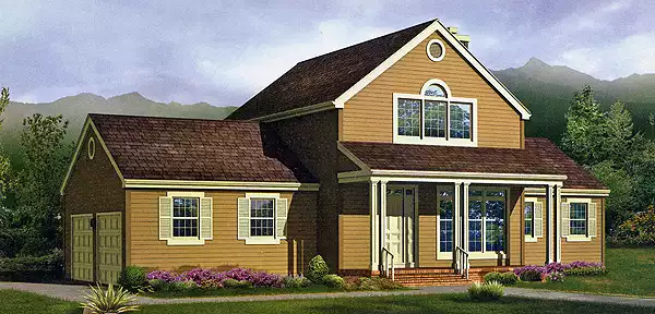 image of modern house plan 3895