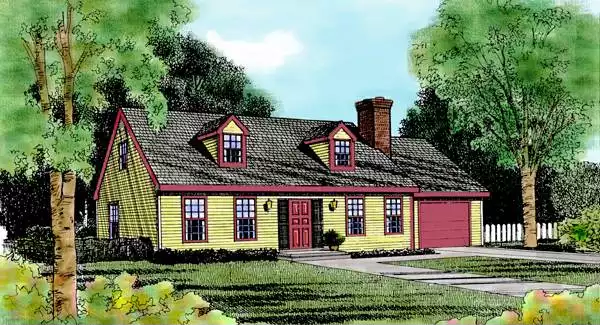 image of affordable cottage house plan 3804