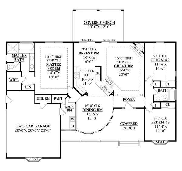 JASPER II 7909 3 Bedrooms And 2 Baths The House Designers 7909