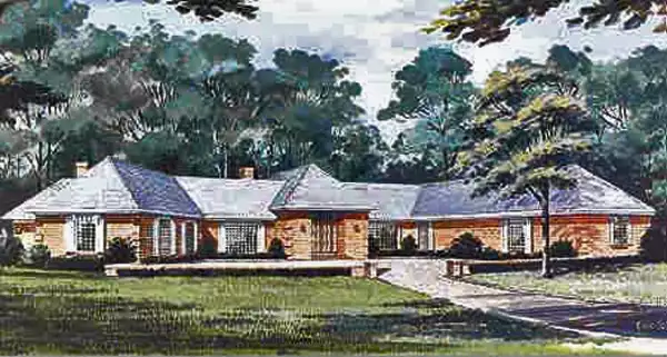 image of european house plan 4468