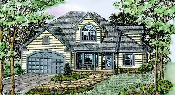 image of country house plan 3807