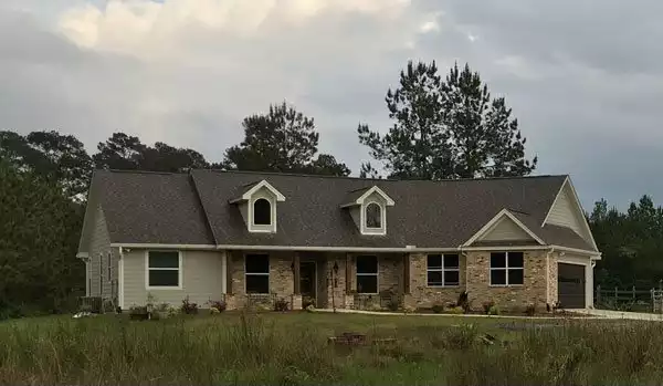 image of single story farmhouse plans with porch plan 3764