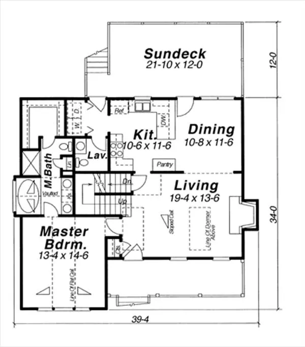 Hunter 6355 - 3 Bedrooms and 2.5 Baths | The House Designers - 6355