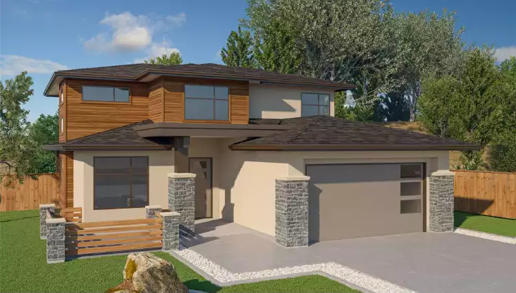 image of contemporary house plan 10025