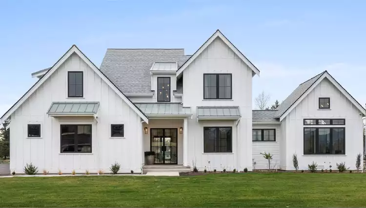 image of 2 story farmhouse plans with porch plan 1615