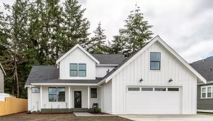 image of 2 story farmhouse plans with porch plan 6456